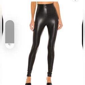 Commando Black Faux Leather Pants